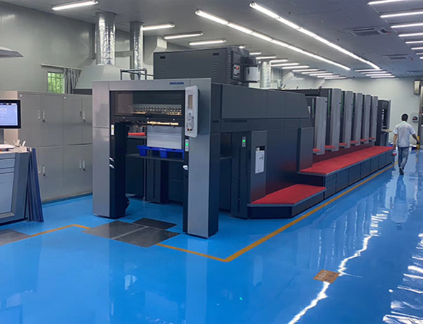 Introduced Heidelberg 5+1 color printing machine in March 2020
